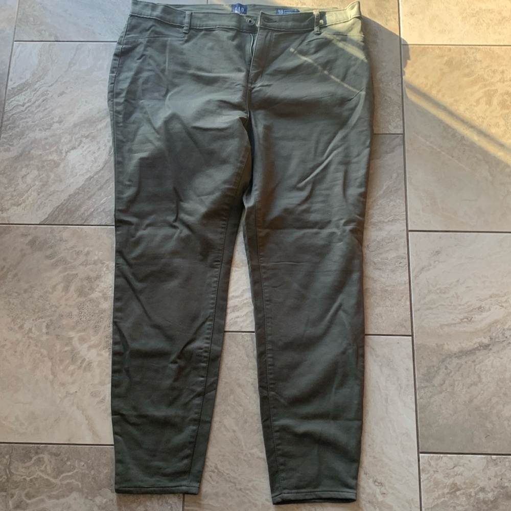 Green dress pants